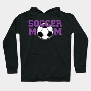 Soccer MoM in Purple Hoodie